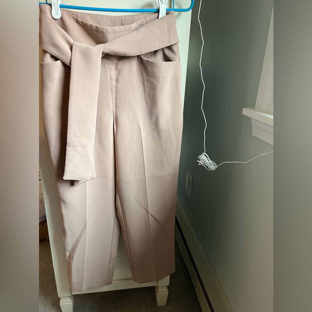 Wilfred Pale Pink High-Waisted Trousers